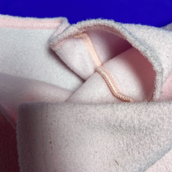 Capezio Ballet Pink Textured Fleece Crop Top P/S NWOT - Picture 5 of 5